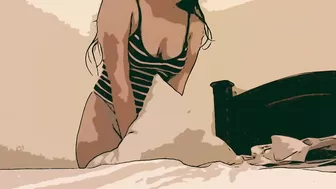 Cartoon effect petite latina loud moanings homemade masturbation OnlyFans: studentwhoneedsmoney $3