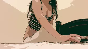 Cartoon effect petite latina loud moanings homemade masturbation OnlyFans: studentwhoneedsmoney $3