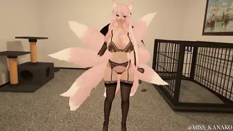 VR EGIRL TRAPPED IN CAGE AND LEASHED AS A SUCCUBUS! POV JOI