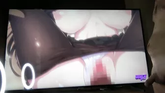 Anime Ken Watches His Slutty GF Getting In Her Ass And Cumming In Front Of The Camera