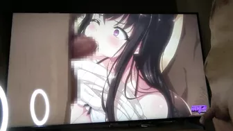 Anime Ken Watches His Slutty GF Getting In Her Ass And Cumming In Front Of The Camera