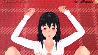 Rubbing your Dick in Nagatoro Misaki's Big Tits Hentai Uncensored