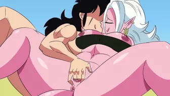 Yamcha Gives a cupcake and get's pussy