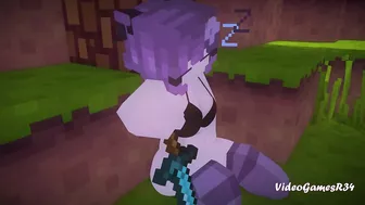 Minecraft Zombie fucks Girl relaxing