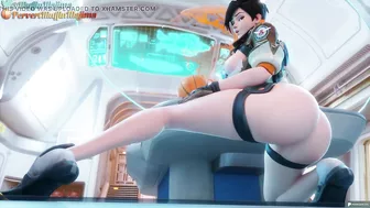 Tracer (Overwatch) - 3d hentai, anime, 3d porn comics, sex animation, rule 34, 60 fps, 120 fps