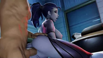 3D Compilation: Overwatch Dva Fucked From Behind Tracy Missionary Widowmaker Triple Penetrated