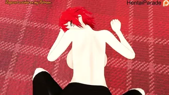 Rubbing Dick on Tomo Aizawa's Ass Tomo-chan Hentai Uncensored