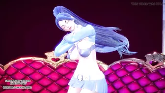 MMD SUNMI - Heart Burn Kaisa Sexy Kpop Dance League Of Legends KDA Uncensored Hentai R18