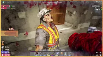 And... there goes his head (featuring construction zombie npc)