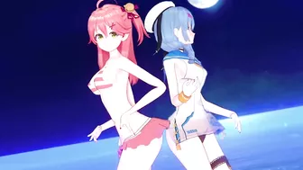 【KKS／MMD】"Trouble Maker" さくらみこ 星街すいせい【Hololive ホロライブ】