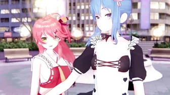 【KKS／MMD】"Trouble Maker" さくらみこ 星街すいせい【Hololive ホロライブ】