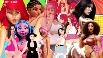 Watch the hottest hip hop big booty hentai porn cartoons on bootyToonz