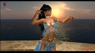 FANTASY GIRL BLUE BELLY DANCER