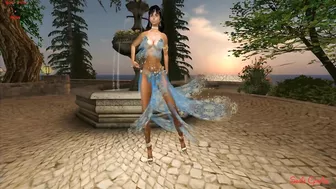 FANTASY GIRL BLUE BELLY DANCER