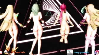 MMD R18 Ghost Dance Nude Compilation