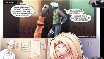 Tsunade's love triangle with Naruto and Kakashi