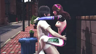 Fan fucked DVA in the yard