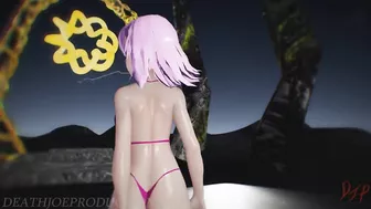 MMD R18+ Misaka Scream Portal Island Stage 1169