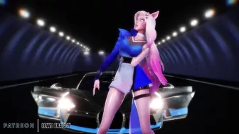 KDA Ahri - Popstar & Sex [MMD R-18]