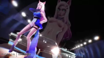 KDA Ahri - Popstar & Sex [MMD R-18]