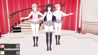 【KKS／MMD】SATURDAY - MMook 雪ノ下雪乃 由比ヶ浜結衣 一色いろは【俺ガイル 】