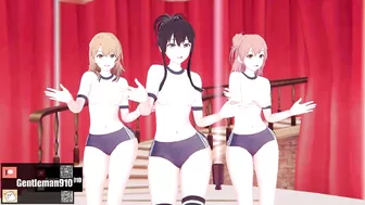 【KKS／MMD】SATURDAY - MMook 雪ノ下雪乃 由比ヶ浜結衣 一色いろは【俺ガイル 】