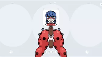 Fapwall [Rule 34 Hentai game] Miracolous ladybug huge black cocks DP