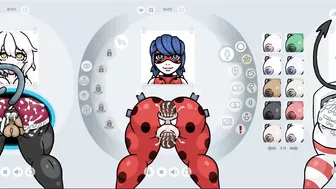 Fapwall [Rule 34 Hentai game] Miracolous ladybug huge black cocks DP