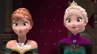 Princess Anna and lesbian sex with a big-breasted woman | disney princess