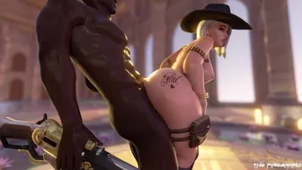 Ashe Blacked - Overwatch Hentai