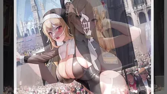 AI generated Hentai Story: Sexy Nun alternative World(Isekai) Stable Diffusion