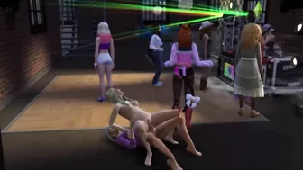 Public and group sex at a disco | Porno Game 3d