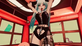 VRChat Slut shows you all of her holes in an erotic dance (POV)