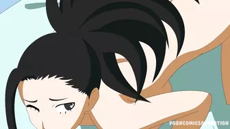 My Hero Academia Hentai - Momo Yaoyorozu is fucked by deku