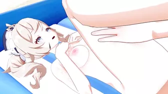 Barbara Genshin Impact 3D HENTAI 4/8