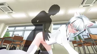 3D HENTAI Teacher fucks a schoolgirl in the ass