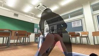 3D HENTAI Teacher fucks a schoolgirl in the ass