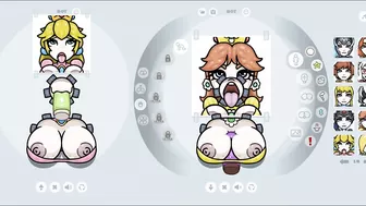 Fapwall [Weird Hentai game] Rosalina Peach and Daisy gets the best gangbang of their life without Ma