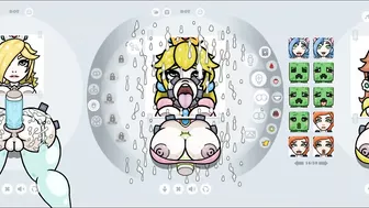 Fapwall [Weird Hentai game] Rosalina Peach and Daisy gets the best gangbang of their life without Ma