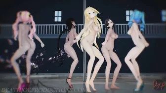 MMD R18+ Waifu Mix Shake It 1161