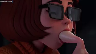 3D Velma Caught By Ghosts And Decided To Fuck Her With Their Huge Cocks In Her Mouth | MakimaOrders