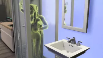 The male member enters the transparent girl and is seen in sex | sims 4 wicked woohoo