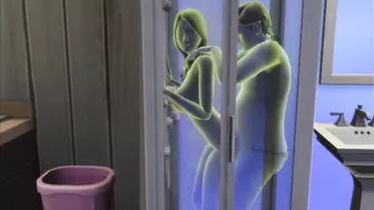 The male member enters the transparent girl and is seen in sex | sims 4 wicked woohoo