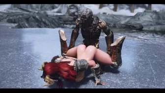 Redhead fucked by White Walker from GOT