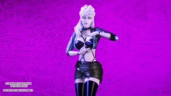 MMD CL - Tie A Cherry Evelynn Sexy Kpop Dance League of Legends KDA