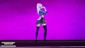 MMD CL - Tie A Cherry Evelynn Sexy Kpop Dance League of Legends KDA