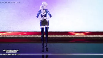 MMD CL - Tie A Cherry Evelynn Sexy Kpop Dance League of Legends KDA