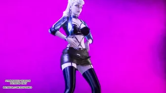 MMD CL - Tie A Cherry Evelynn Sexy Kpop Dance League of Legends KDA