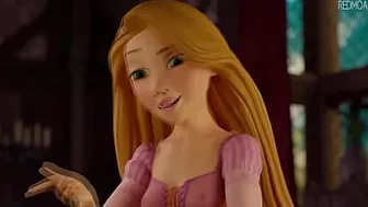 Rapunzel Sucks Cock For First Time (Animation)