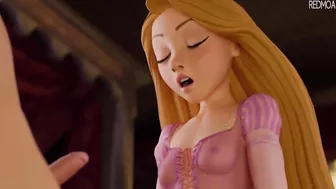 Rapunzel Sucks Cock For First Time (Animation)